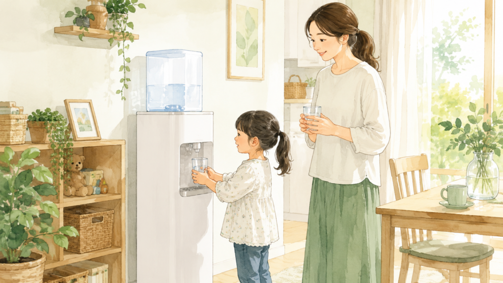 子どもがいる家庭向けの浄水型ウォーターサーバー